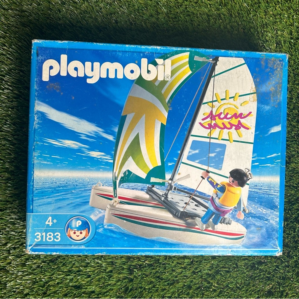 Rare Vintage 2002 Playmobil 3183 - Catamaran